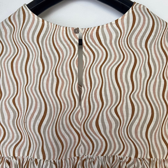 Rylee + Cru Womens Maxwell Dress Retro Waves Small Vintage Style Boho - Picture 5 of 9